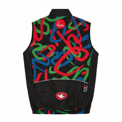 Жилет-дождевик Cinelli Vest House Ind. Tubography / Черный