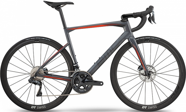 Велосипед BMC Roadmachine RM01 THREE Ultegra Di2 Grey/Black/Orange (2019)