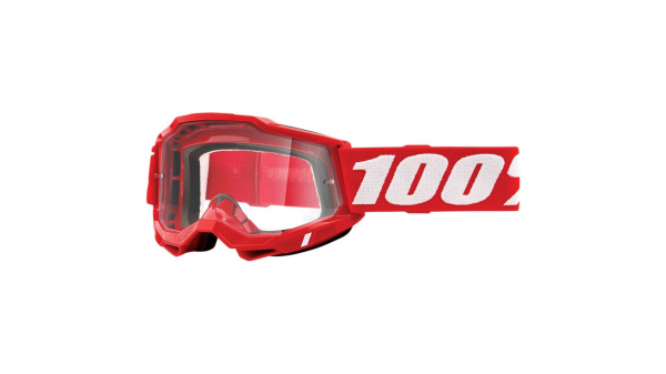 Очки 100% Accuri 2 Goggle Neon Red / Clear Lens