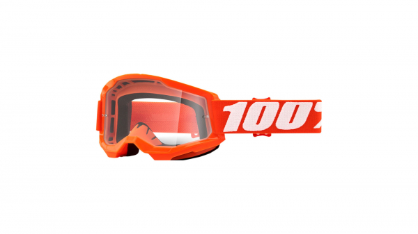 Очки 100% Strata 2 Goggle Orange / Clear Lens