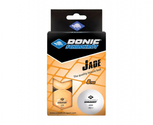 Мячики для н/тенниса  Donic JADE 40+, 6 штук, оранжевый
