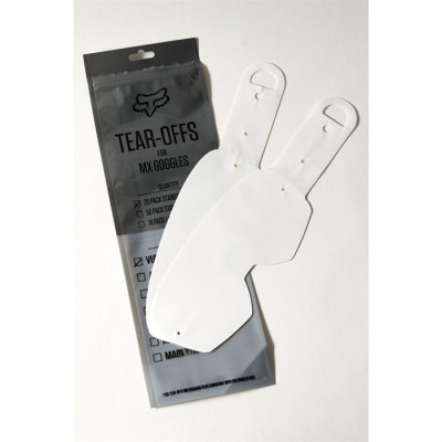 Линзы отрывные FOX Airspace/Main II Standart Tear Off 20шт Clear