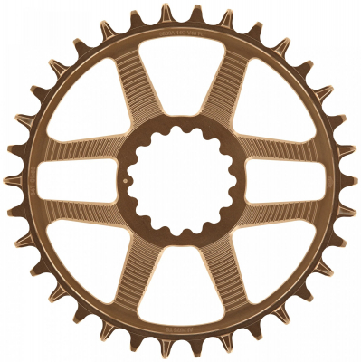 Звезда E THIRTEEN Helix R Guidering Direct Mount 32T Flip Flop 11/12s Bronze