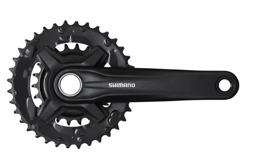 Велосипедная система SHIMANO Acera MT210-2, 170 мм, 36/22T, 2х9 скоростей, черный