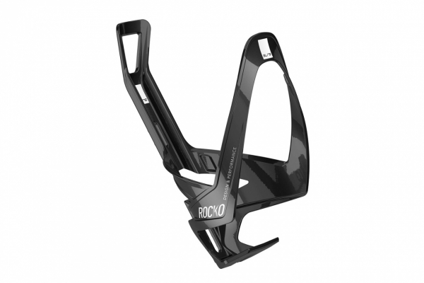 Флягодержатель Elite Rocko Carbon, карбон / Черный глянцевый