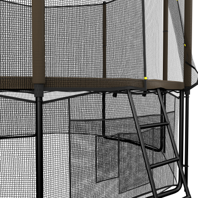 Батут Unix line Black&Brown 10 ft (outside)
