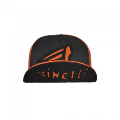 Велокепка Cinelli Logo Orange Russ Pope / Оранжевый