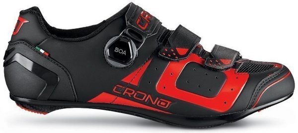 Велотуфли Crono CR-3-19 Composit / Черный-Красный
