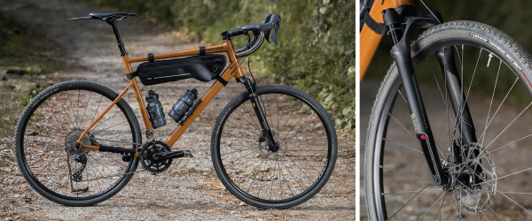 Аморт.вилка KS GTC Gravel 700C 40mm Tapered 12mm Axle Black
