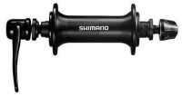 Велосипедная втулка SHIMANO TX500, передняя, 32 отверстий, v-brake, чёрный