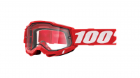 Очки  100% Accuri 2 Enduro Goggle Neon Red / Clear Dual Lens