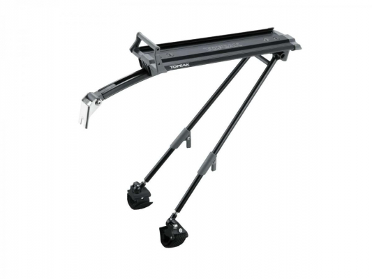 Багажник со стойками на клипсах TOPEAK ROADIE RACK WITH RX QUICK TRACK PLATE, BLACK