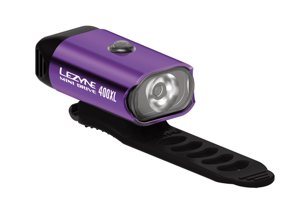 Велофонарь Lezyne Mini Drive 400XL, передний / Фиолетовый