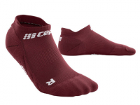 Женские спортивные компрессионные носки CEP Ultralight Low Cut Socks / Бордовый