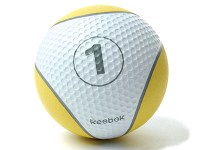 Мяч тренировочный 1 кг Reebok желтый