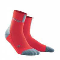 Мужские спортивные компрессионные носки CEP Short Socks 3.0 / Оранжевый