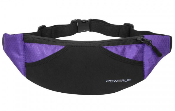 Беговая поясная термо-сумка PowerUp Ultra Due / Фиолетовый