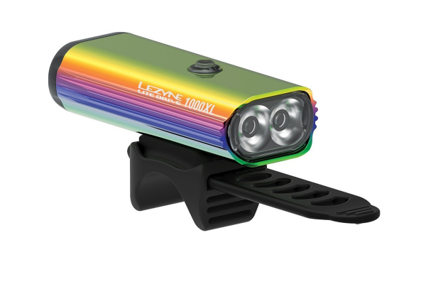 Велофара  Lezyne Lite Drive 1000XL, передняя / Неоновый металлик