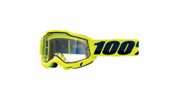 Очки 100% Accuri 2 Enduro Goggle Fluo Yellow / Clear Dual Lens