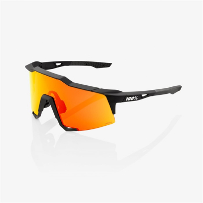 Очки спортивные 100% Speedcraft SL Soft Tact Black / HIPER Red Multilayer Mirror Lens