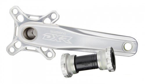 Шатуны SHIMANO DXR MX71 175мм интегрированный вал с бонк без звезды