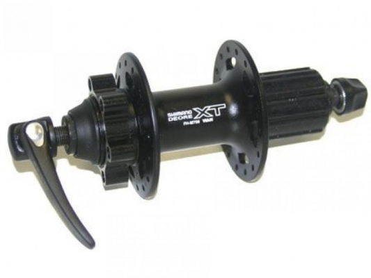 Велосипедная втулка SHIMANO XT M756A, задняя, под кассету, 36 отверстий, 8/9 скоростей, QR