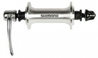 Велосипедная втулка SHIMANO TX500, передняя, 32 отверстий, v-brake, серебристый