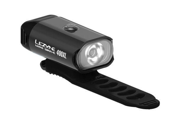 Велофонарь Lezyne Mini Drive 400XL, передний / Черный