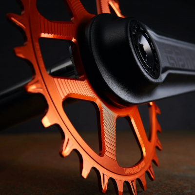 Звезда E THIRTEEN Helix R Guidering Direct Mount 32T Flip Flop 11/12s Naranja