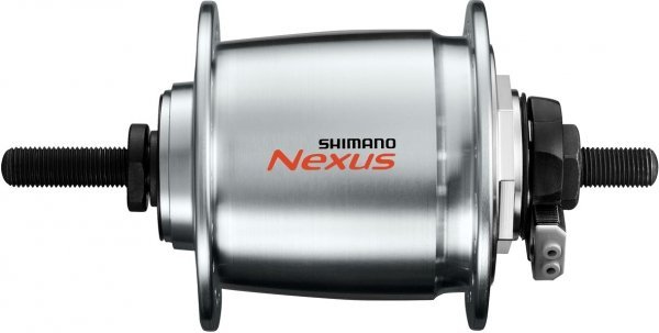 Втулка SHIMANO динамо  C6000, 36 отверстий, 6V-3W, под роллер, 100x140мм, без гаек и шайб ADHC60003RNDHS