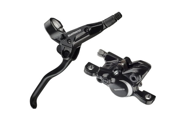 Тормоз дисковый SHIMANO M315, правый/задний, полимерные колодки, 1400 мм, черный, AM315JRRXRX140