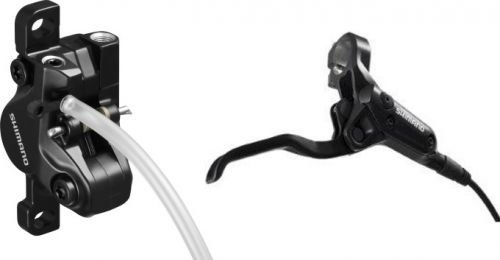 Тормоз дисковый SHIMANO M396, правый/задний, полимерные колодки, 1300 мм, черный, AM396RRURX130