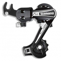 Переключатель задний SHIMANO Tourney, TY21-B, GS, 6ск. крепление на болт, черный, без уп.