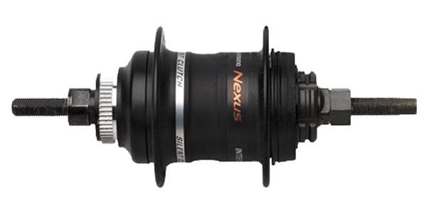 Втулка планетарная SHIMANO Nexus 3D55, 32 отверстия, 3 скорости, 135x192.6 мм, черная, ASG3D55BLX