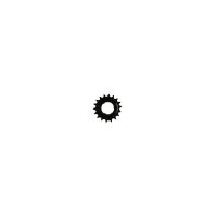 Звезда задняя SHIMANO, 18 T, 2.3 мм, черный, ASMGEAR18LU