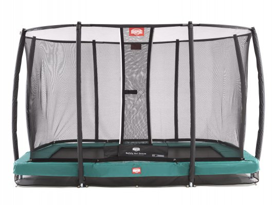 Батут BERG  InGround EazyFit Green + Safety Net Deluxe EazyFit