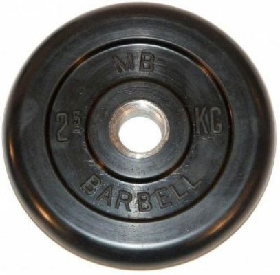 Barbell диски 2,5 кг 26 мм