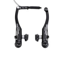 Тормоз велосипедный Shimano LX передний V-brake BR-T610, черный колодки S70C EBRT610FX41SLP