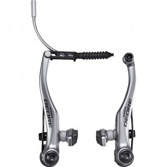 Тормоз Shimano v-br LX, BR-T610 задний, колодки S70C серебристый EBRT610RX41SSP