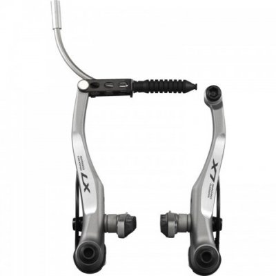 Тормоз велосипедный Shimano LX передний BR-T670 V-brake, колодки M70CT4 EBRT670FX22SSP