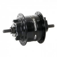 Втулка SHIMANO 3D32, динамо, 36 отверстия, 6V-3W, под гайки, диск под 6 болтов, EDH3D32DLG