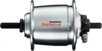 Втулка SHIMANO C6000, динамо, 36 отверстия, 6V-2.4W, под роллер, серебристый, EDHC60003RNDNSG