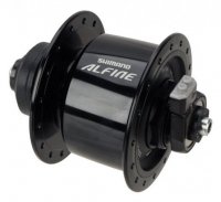 Втулка SHIMANO динамо для велосипеда  Alfine, S501, 36 отверстия 6V-3W, Center Lock, EDHS501AL