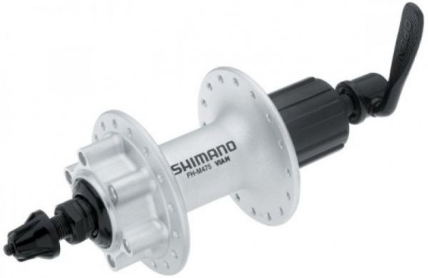 Втулка SHIMANO задняя для велосипеда M475, 36 отверстий, 8/9 скоростей, QR 166 мм, EFHM475AZSS