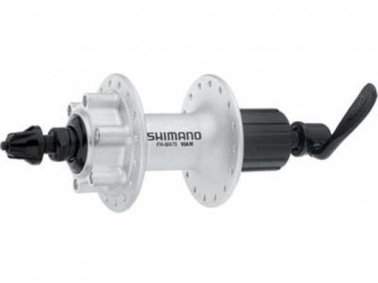 Втулка SHIMANO задняя для велосипеда M475, 32 отверстия, 8/9 скоростей, QR 166 мм, EFHM475BZSS