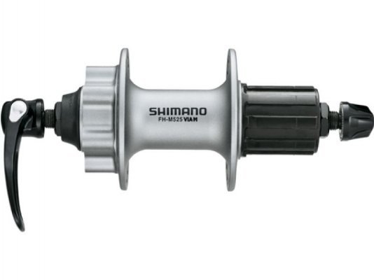 Втулка SHIMANO Deore задняя M525A, 32 отверстия, 8/9 скоростей, QR, 6-болтов, EFHM525ABZSS