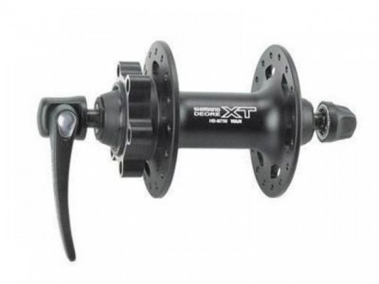 Втулка SHIMANO XT передняя для велосипеда M756, 36 отверстий, 6-болтов, QR, черный EHBM756AL