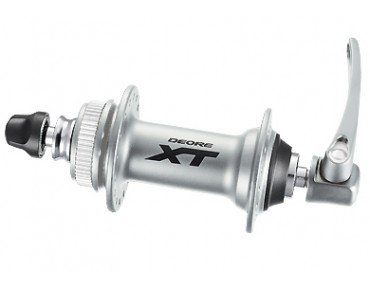 Втулка передняя SHIMANO XT M785, 32 отверстия, QR, C.Lock, сенребристая, EHBM785BSP