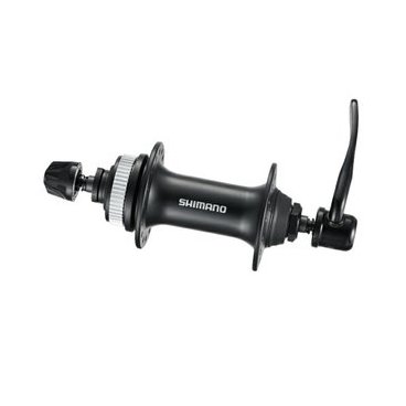 Втулка SHIMANO передняя для велосипеда RM66, 32 отверстия, QR, черный EHBRM66BLP