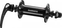 Втулка передняя SHIMANO, RS300, 36 отверстий, эксцентрик QR 129мм, черный, EHBRS300ABL